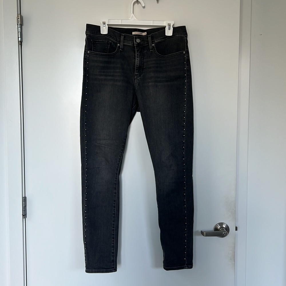 Levi’s Gray Black Skinny Jeans